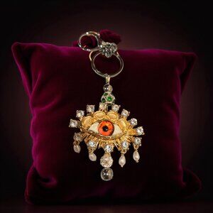 EVIL EYE BAG CHARM/KEYRING/LOBSTERCLAW CLIP